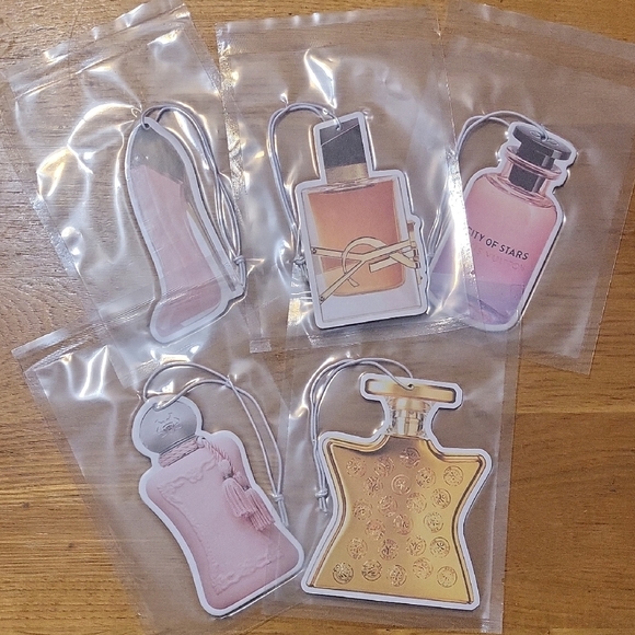 Handbags - 5 Pack Pink And Gold Air Freshners